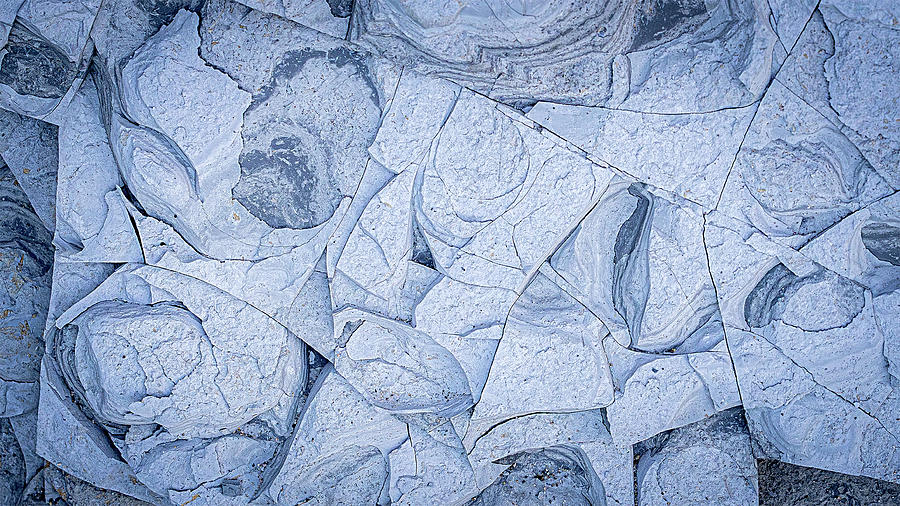 Abstract in Cracked Clay Photograph by Gary Geddes