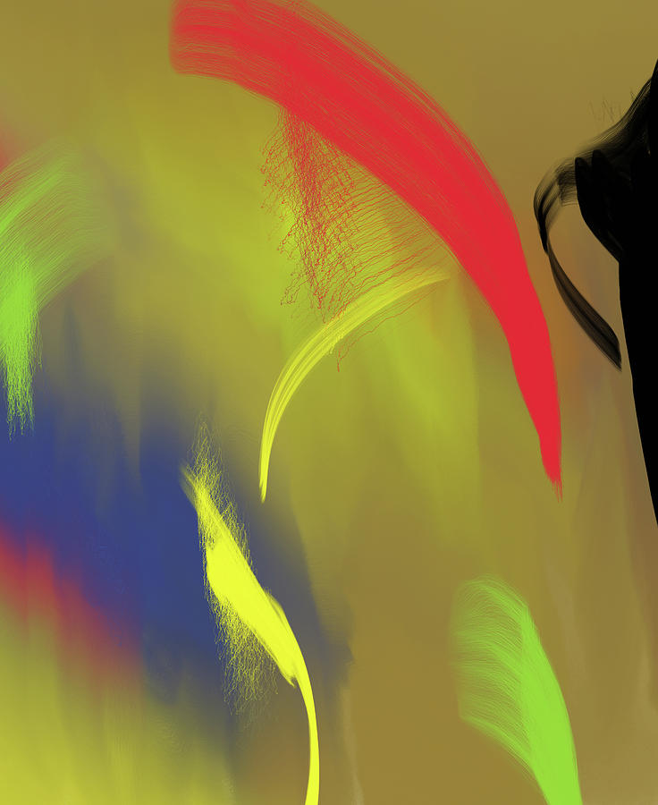 Abstract in digital oils Photograph by Cordia Murphy