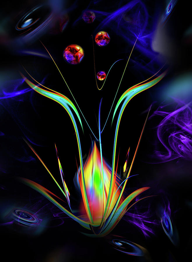 Abstract In Perfection - Light And Energy 2 Digital Art