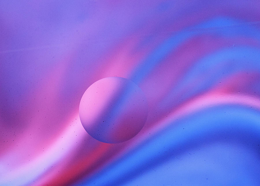 Abstract in Pink and Purple Photograph by Amelia Pearn