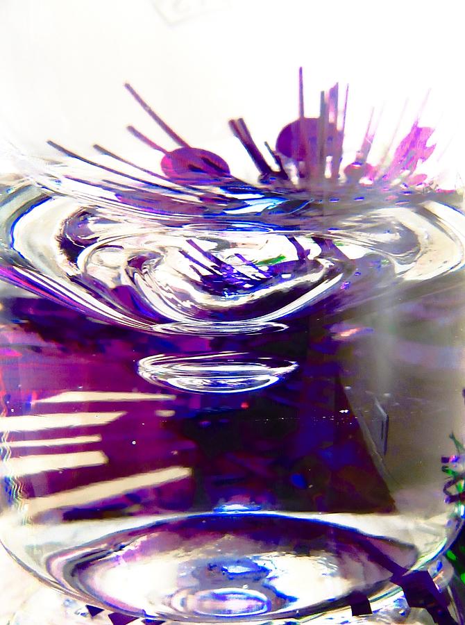 Abstract in Purple Photograph by Stephanie Moore