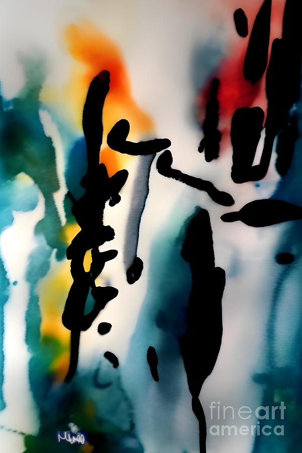 Abstract Ink Art Digital Art by Maggie Mineo Fine Art America