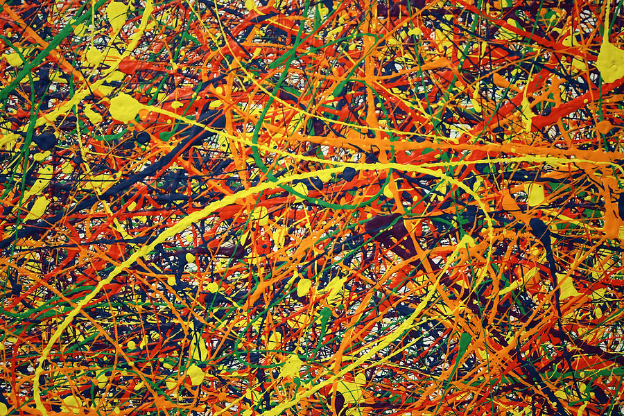 Abstract Jackson Pollock Painting Original Art Painting by Ryan Wilson ...