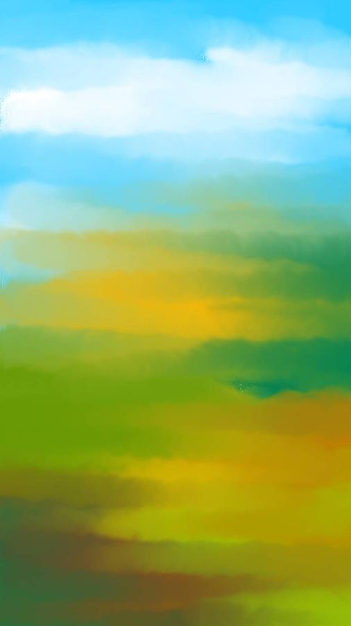 Abstract landscape 002 Digital Art by Faa shie