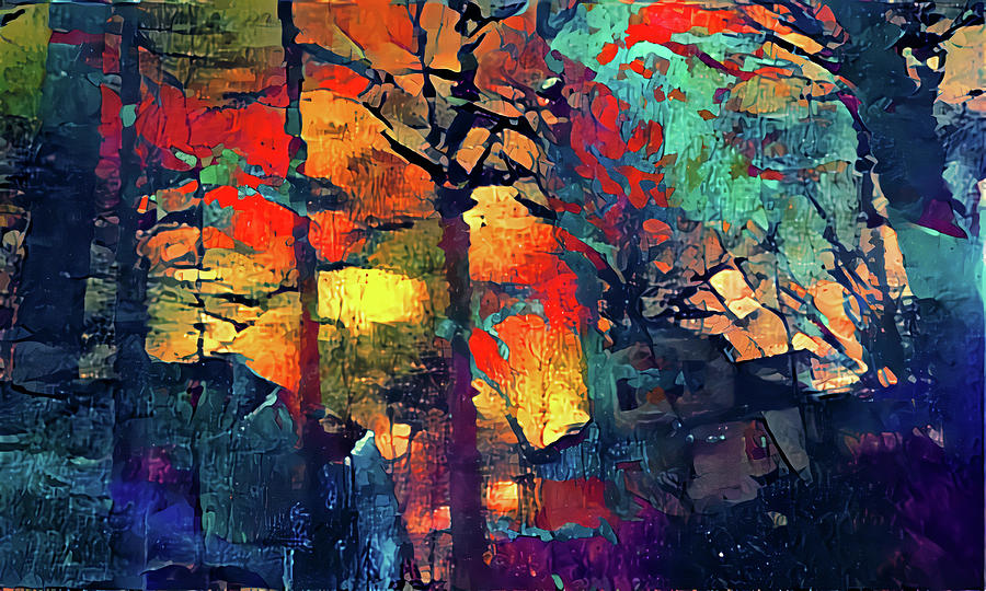 Abstract Landscape Art Print Digital Art by Jacob Folger