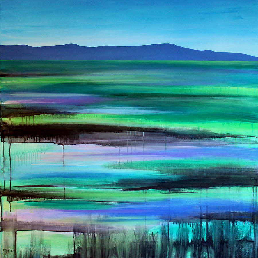 Abstract Painting - Abstract Landscape by K McCoy