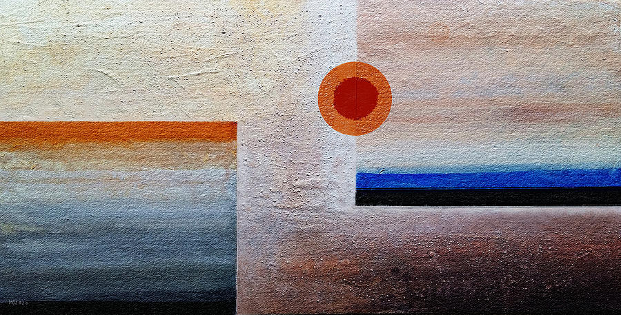 Abstract Landscape No.11 Mixed Media by Wolfgang Schweizer