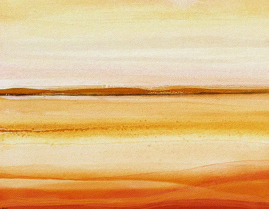 Abstract Landscape No.5 Digital Version Mixed Media by Wolfgang Schweizer