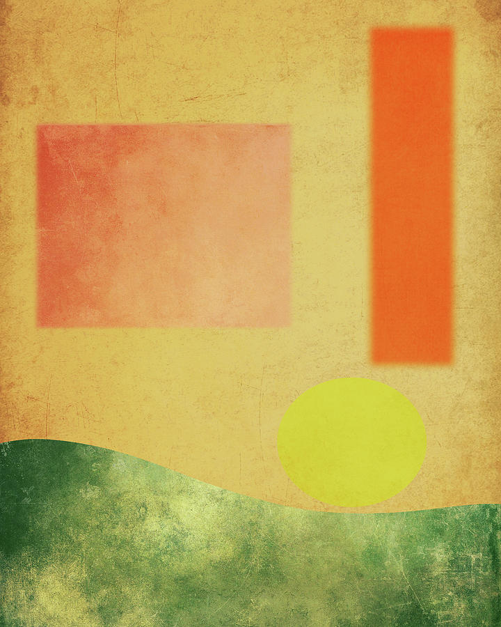 Abstract Landscape Sun Painting by Dan Sproul