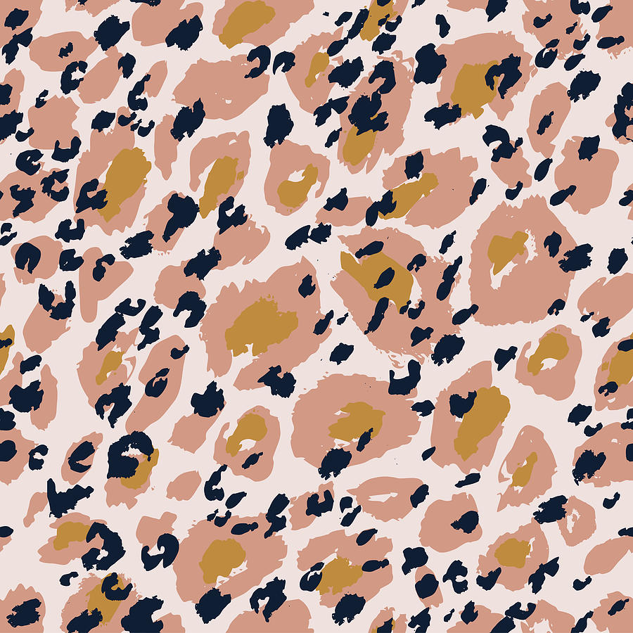 Abstract leopard skin texture pattern Drawing by Julien - Pixels