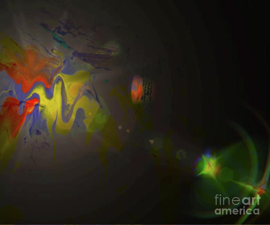 Abstract Light Version Digital Art by Yvonne Padmos