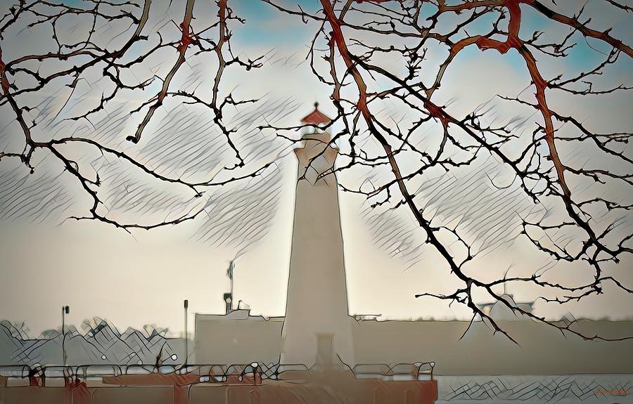 Abstract Lighthouse Photograph by Roberta Byram