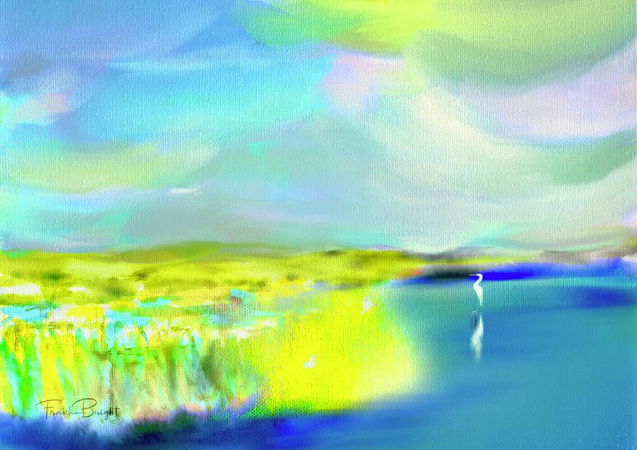 Abstract Marshland Digital Art by Frank Bright
