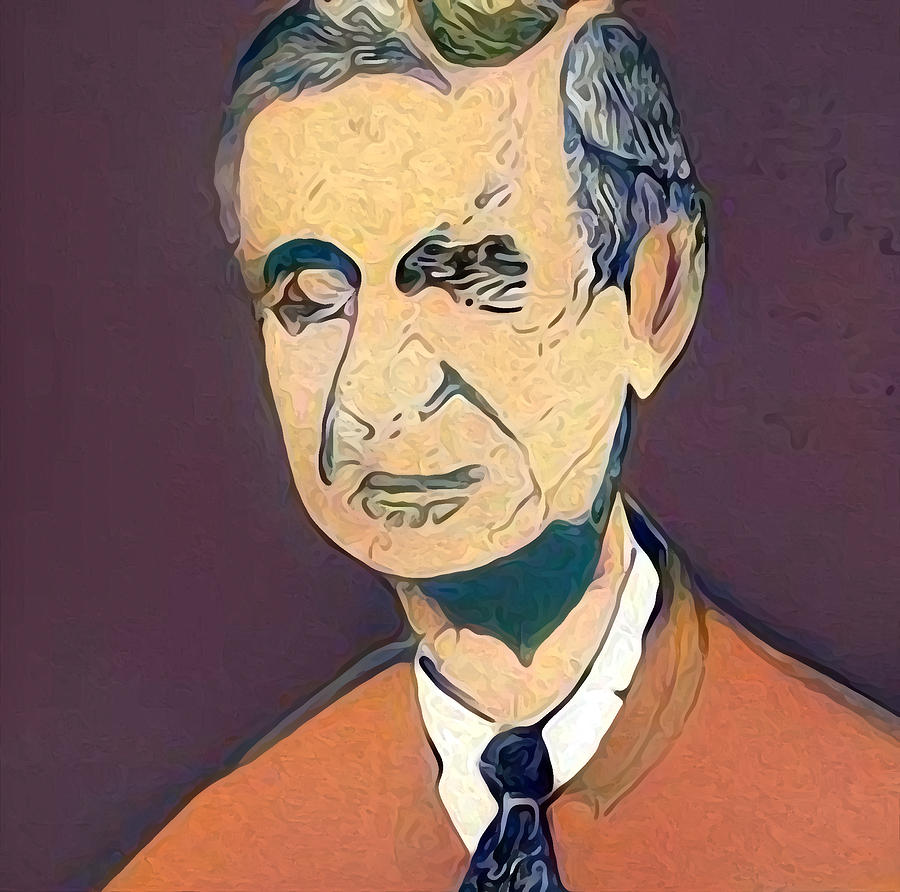 Abstract Mister Rogers 9 Digital Art by Christopher Hollon - Fine Art ...