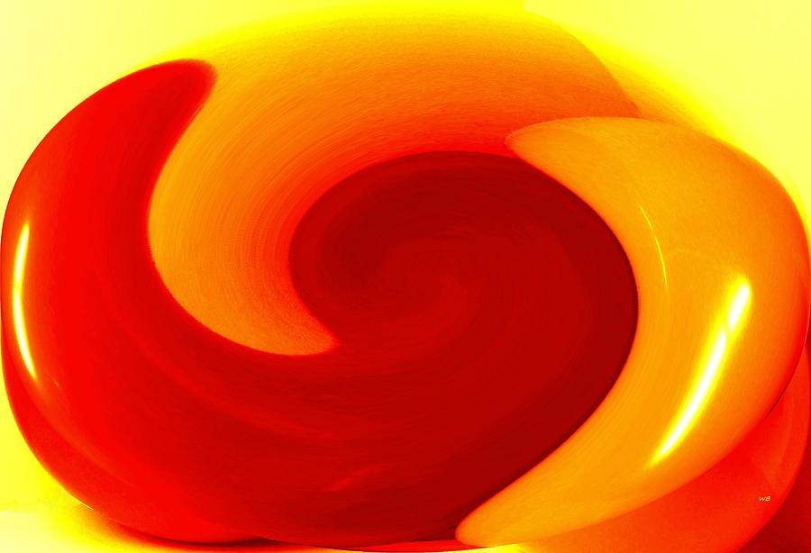 Abstract Molten Candy Digital Art by Will Borden