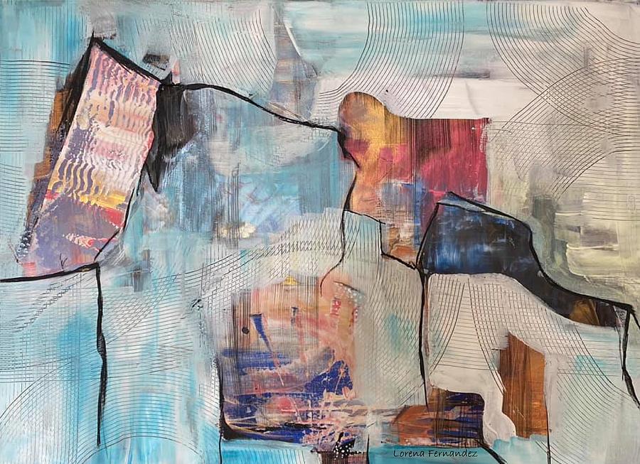 Abstract Music Painting by Lorena Fernandez