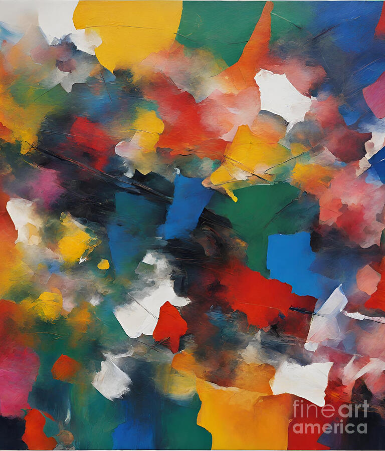 Abstract Painting - Abstract by Naveen Sharma