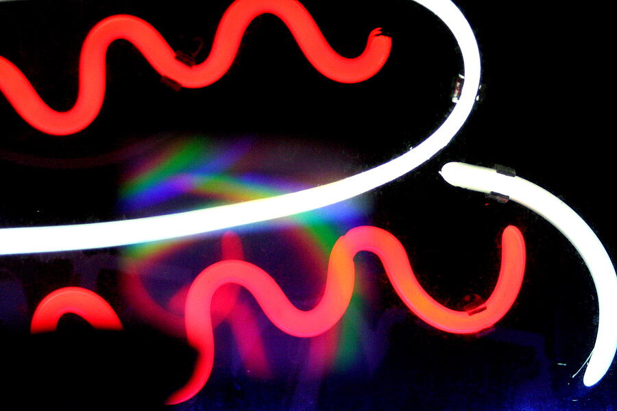 Abstract Neon Sign  Photograph by Masha Batkova