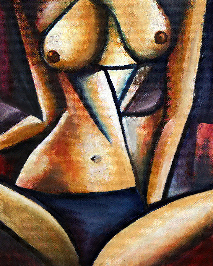 Abstract Woman Painting by Gary Sanchez
