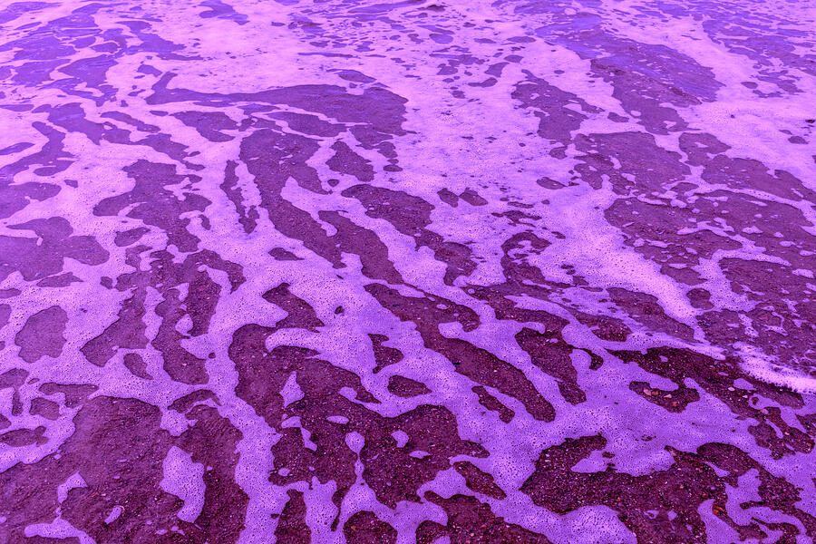 Abstract Ocean Purple Photograph by Tanya C Smith