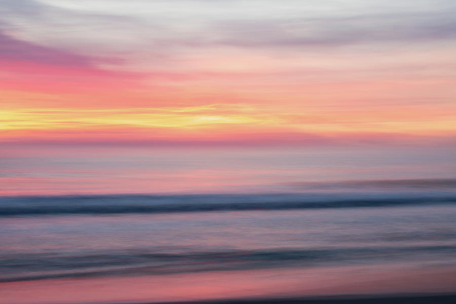 Abstract Ocean Sunrise Background Photograph by Carol VanDyke - Fine ...