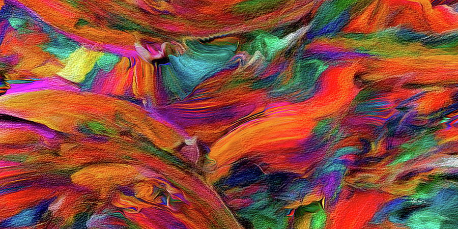 Abstract Painting - Chaos Digital Art by Russ Harris