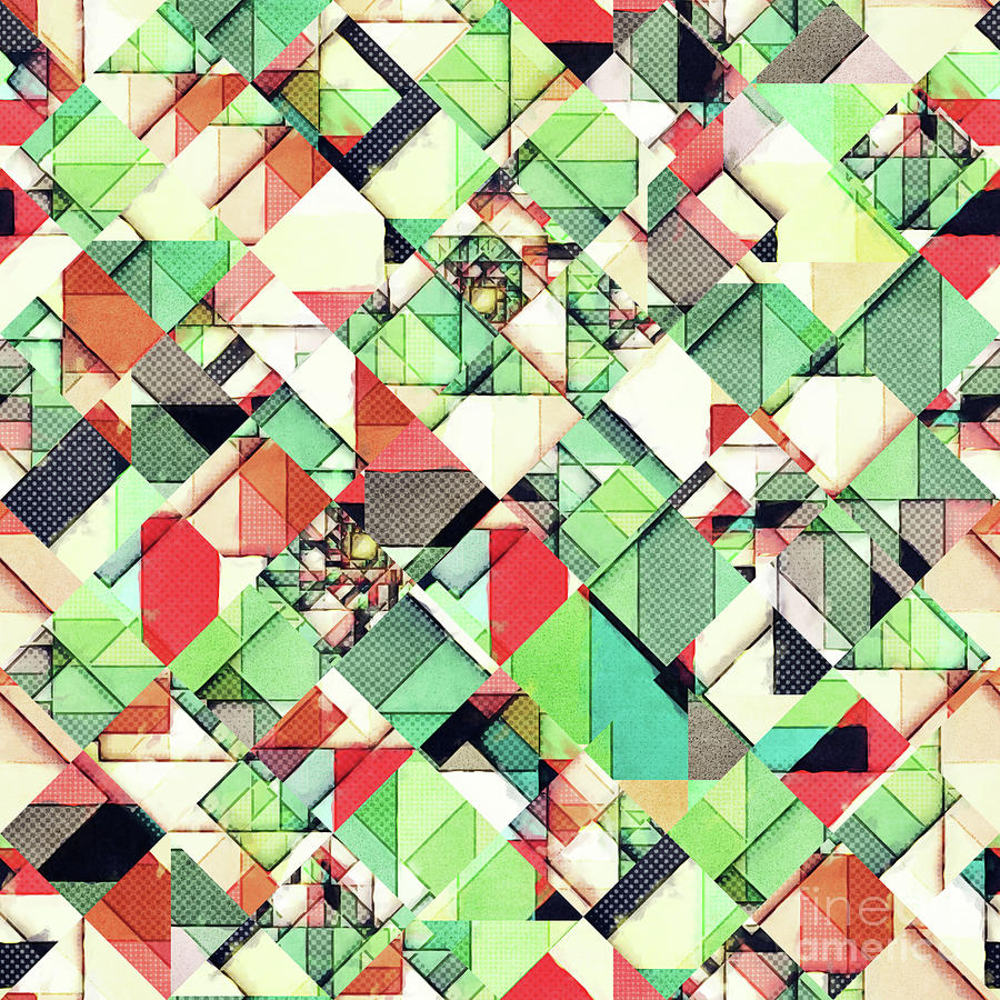 Abstract Pattern Digital Art by Phil Perkins