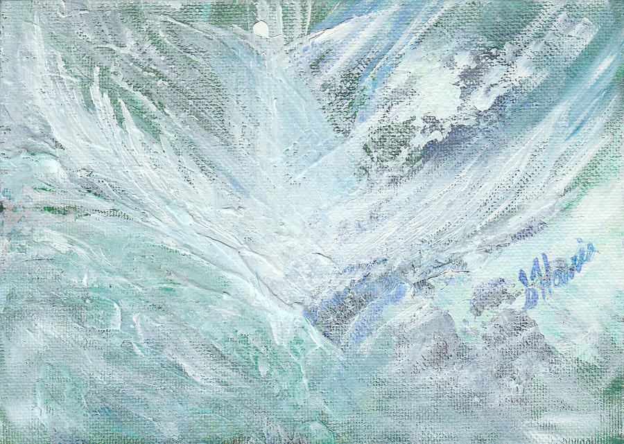 Abstract Peace Dove Descending Painting by Susan Harris - Fine Art America