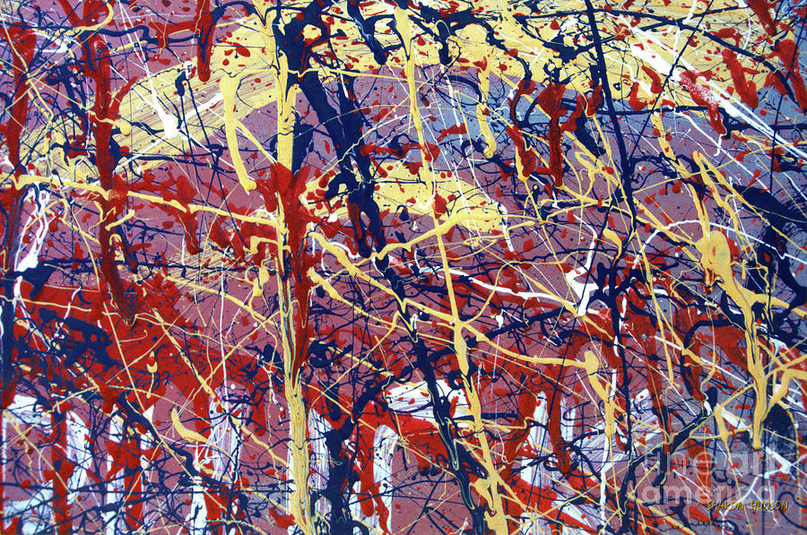 abstract photography - Accidental Pollock Photograph by Sharon Hudson