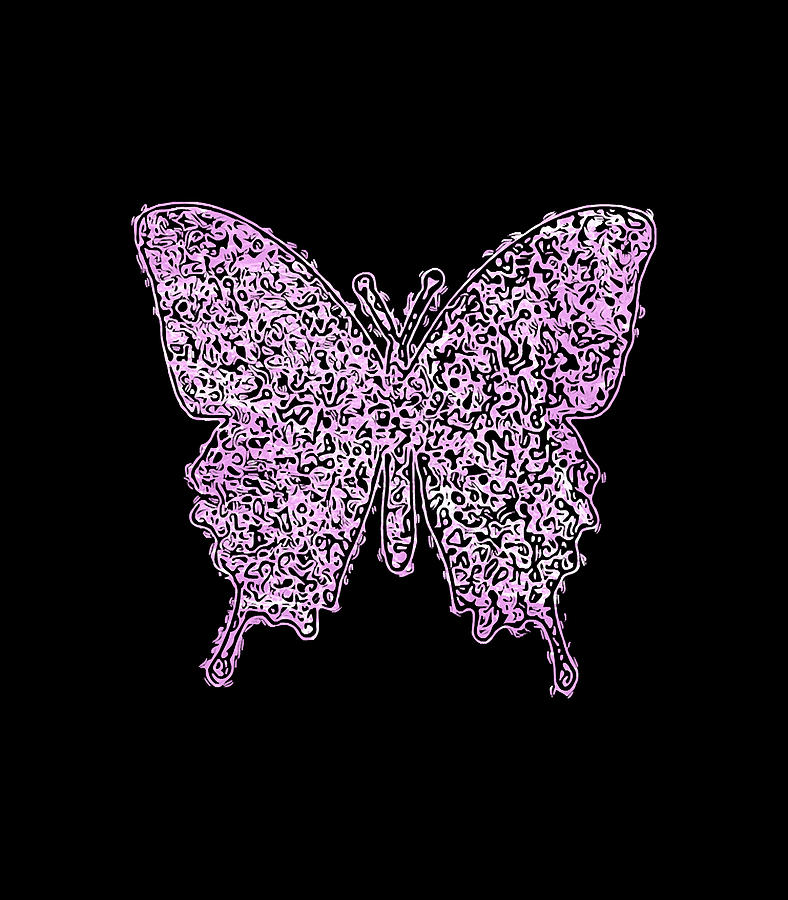 Abstract Pink Butterfly Digital Art by Abstract Pink Butterfly