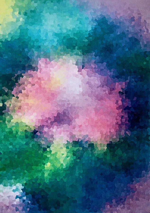 Abstract Pink Flower Digital Art by Vickie G Buccini