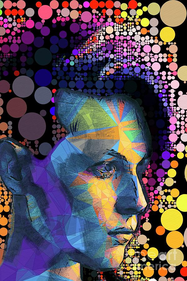Abstract Portrait - 110a - Digital Artwork Digital Art by Philip Preston