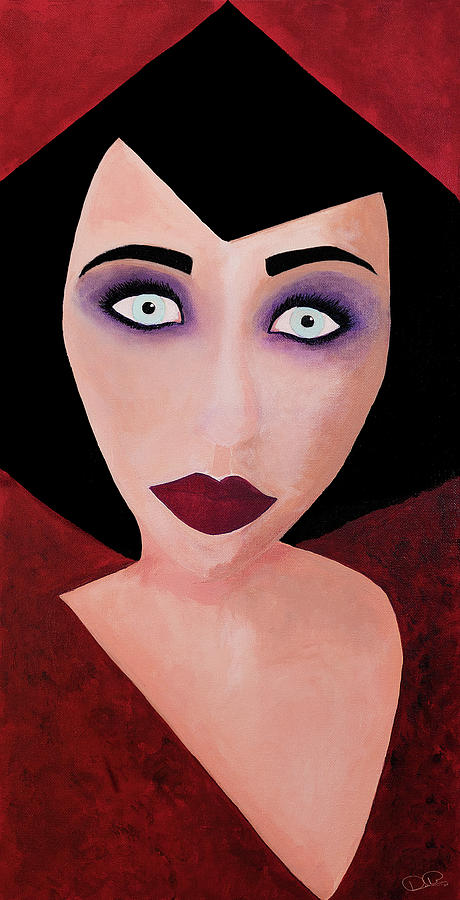 Abstract Portrait of a Young Lady by Dee Browning Abstract Portrait of a Young Lady by Dee Browning