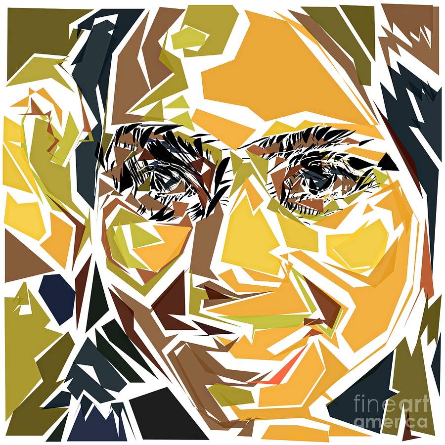 Abstract Portrait Of A Young Woman - 10a Digital Art by Philip Preston