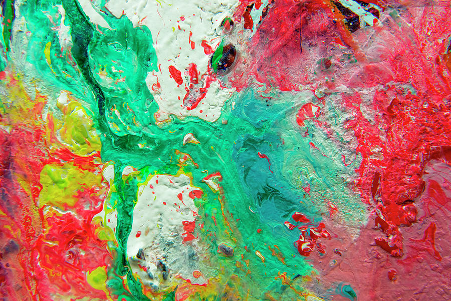 Abstract Pour 35 Painting by Doug LaRue