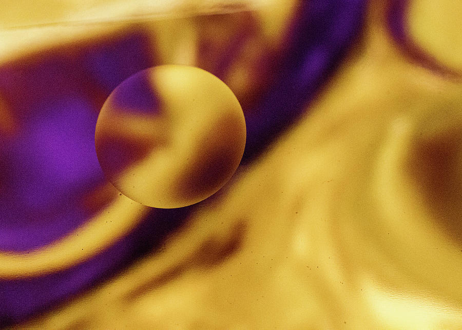 Abstract Purple and Yellow Photograph by Amelia Pearn