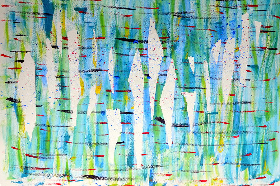 Abstract Queue Painting by Lisa Poulos Williams - Pixels