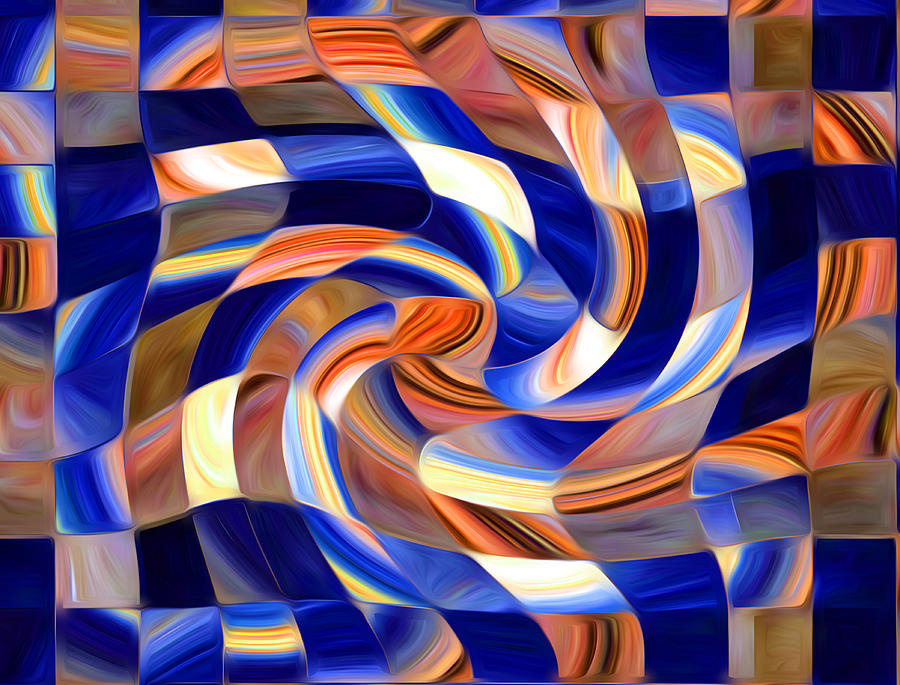 Abstract Quilt Digital Art by Ronald Mills