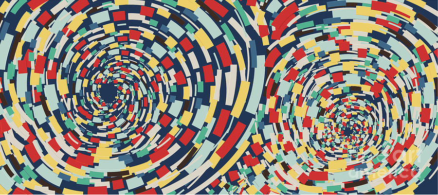 Abstract Rectangle Pattern Aero Line Background Digital Art by Jira ...