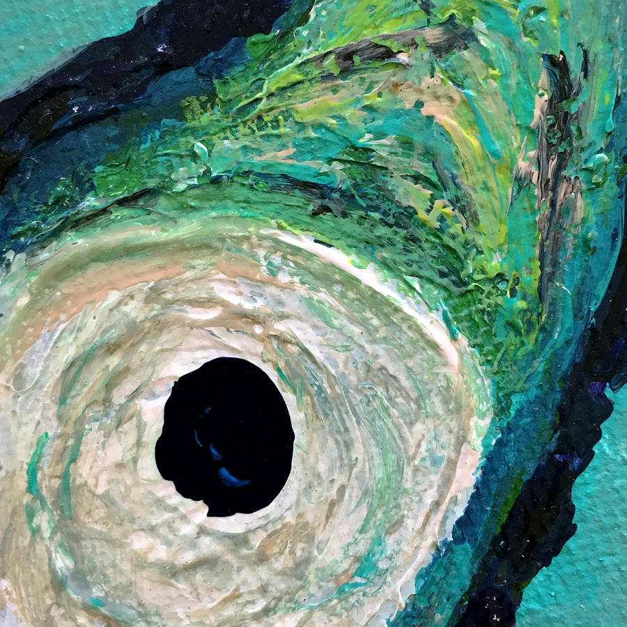 Abstract rendering of the eye of a hurricane Photograph by work by Lisa Kling