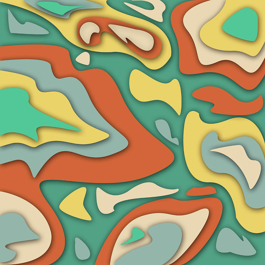 Abstract Seamless Colorful Pattern - 11 Digital Art