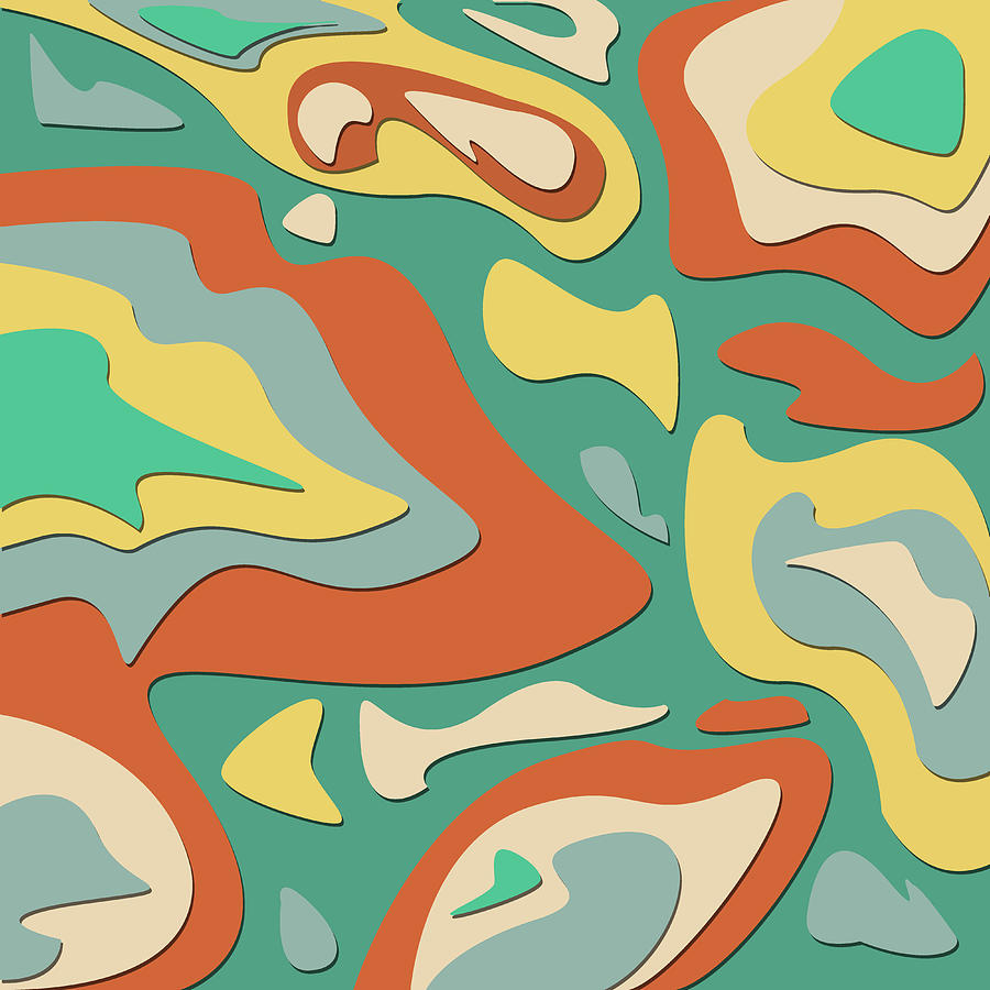 Abstract Seamless Colorful Pattern - 20 Digital Art by Studio Grafiikka