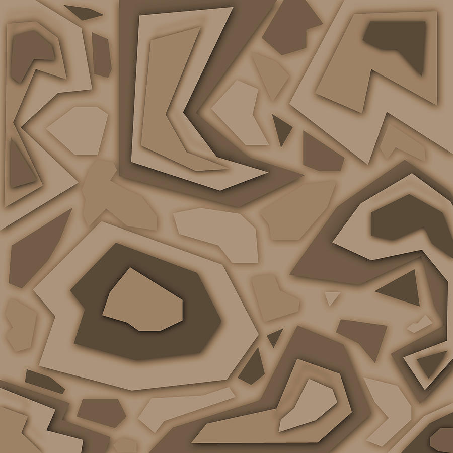 Abstract Seamless Pattern - Sand Digital Art