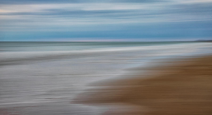 Abstract Seascape at Atlantic Beach Photograph by Bob Decker