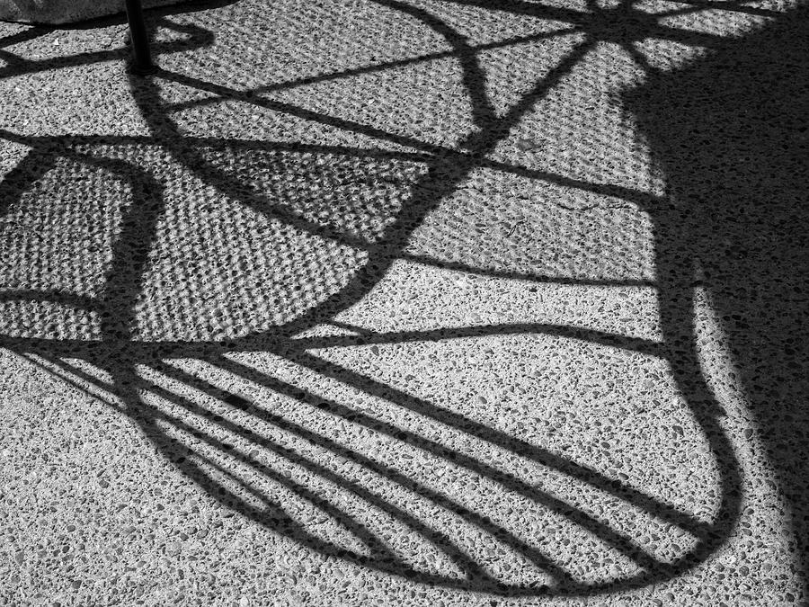 Abstract Shadows V BW Photograph by David Gordon