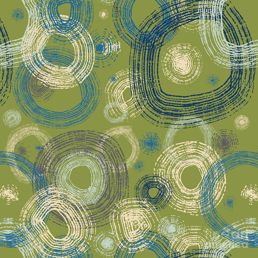Abstract Shapes in Nature - Forest Flora Digital Art by Patricia Awapara