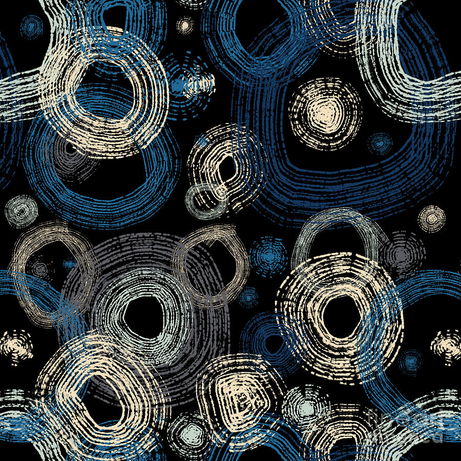 Abstract Shapes in Nature - Twinkle Sky Digital Art by Patricia Awapara
