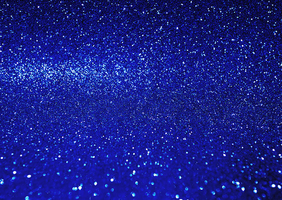 Abstract Shiny Blue Glitter Background Photograph