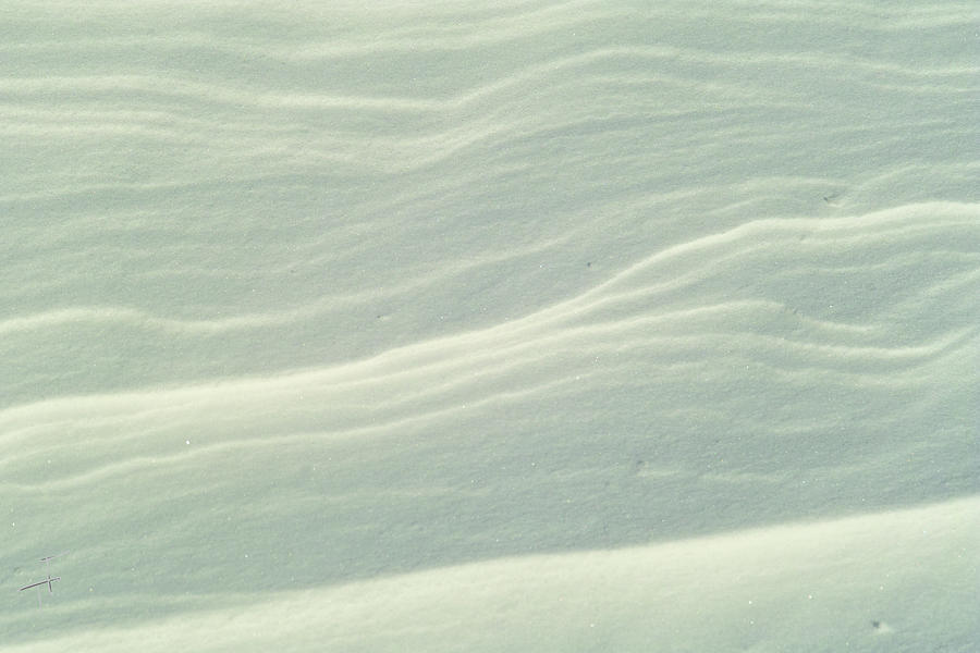 Abstract Snow 1 Photograph by Theresa Fairchild