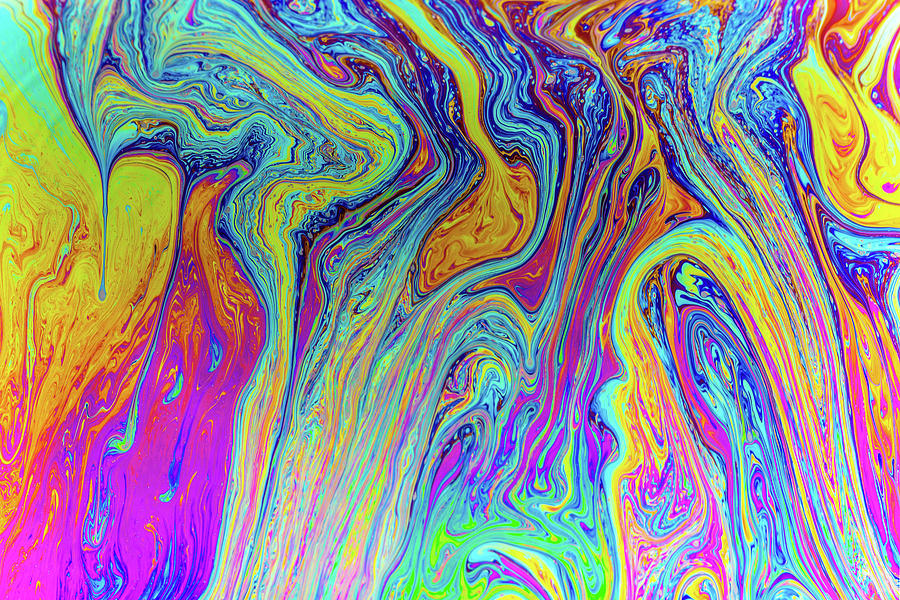 Abstract Soap Film Art Photograph by SR Green